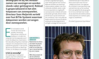 Zonnepanelen vervangen dakpannen