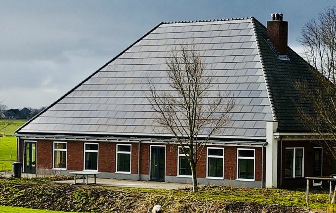 Woningbouw zonnepaneel systeem